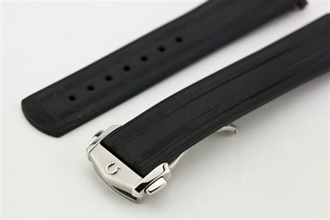 New OEM rubber strap with deployant / foldover clasp 